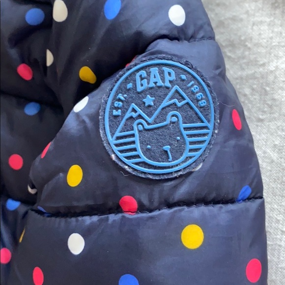 Baby Gap Polka Dot Puffer Jacket - Picture 3 of 5